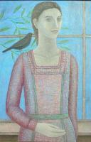 Woman and Blackbird